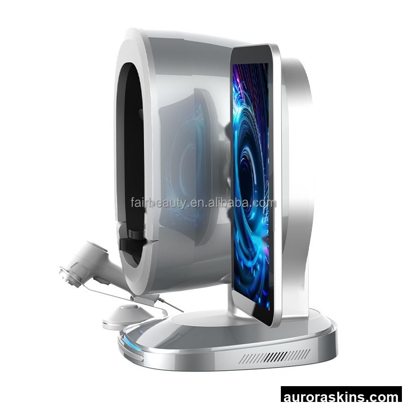 Professional Stainless Steel Face Skin Diagnostic Instrument -Full-Face 3D Imaging Scanner 15.6-Inch Display, Skin Care Device
