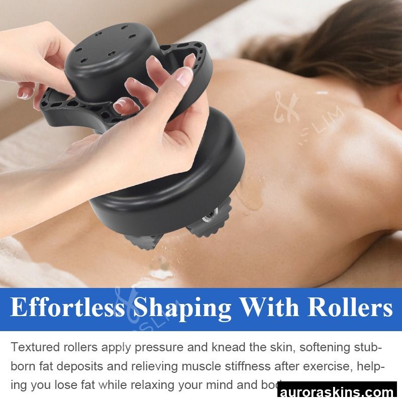 360 Rotating Inner Ball Roller Body Sculpting 360 Roller Electric Hand Massager Lymphatic Drainage Full Body Massage Machine