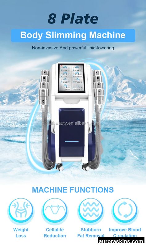 8 Handles Cryo Pads Cryo Plate 360 Cryo Slimming Cryotherapy Fat Freezing Machine 8 Cryotherapy Plates Fat Freezing Machine
