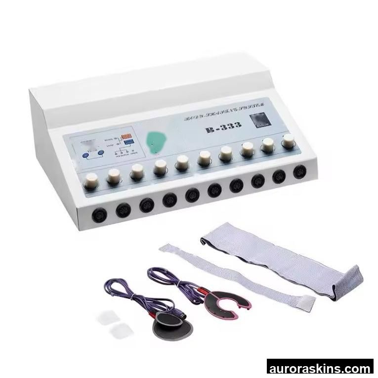 B333 11-in-1 Physiotherapy Micro-current Meridian Therapy Electrical Muscle Stimulation Electrode Patch Slimming Machine