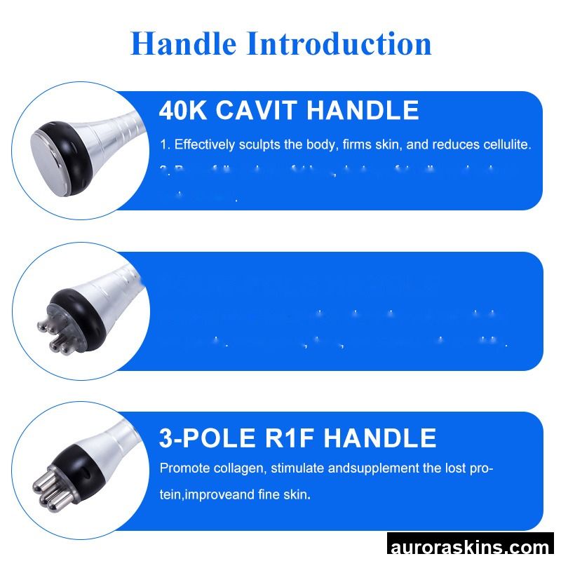 Beauty Equipment Vacuum 80K Cavit 40K Cellulite Reduction Face Lifting Massage Lymphatic Drainage 80k Cavi Body Slimming Machine