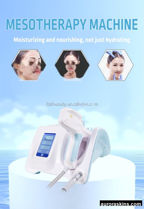 FAIRBEAUTY Vacuum Mesotherapy Injector Hydro-lifting Skin Booster Device with 5 Pin
