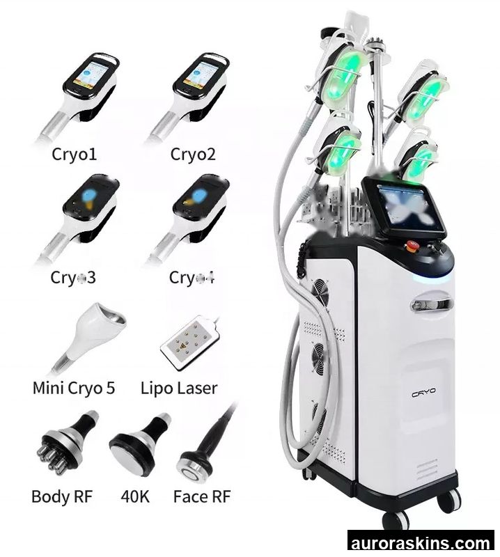 9L Best 360 Fat Freezing Cryo Slim Cryotherapy Machine with UK Plug for Head & Neck Body Contouring