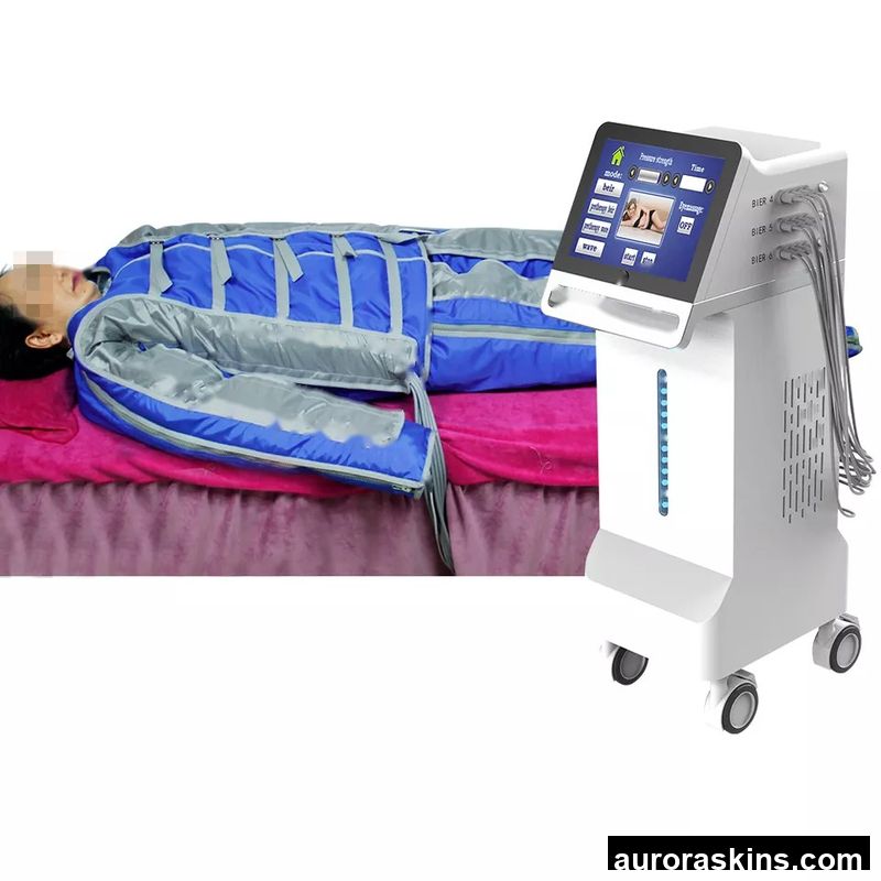 Excellent Performance Full Body Infrared Pressotherapy Machine Lymphatic Drainage Suit with 24 Air Chambers4 Massage Modes