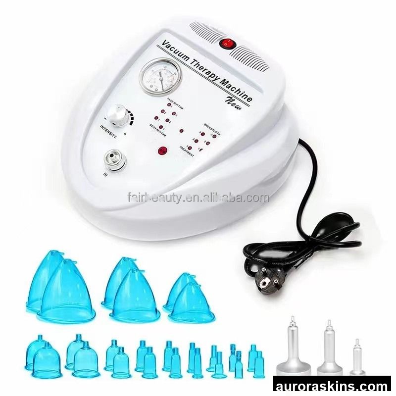 Vacuum Therapy Machine 24 Cup Suction Cupping Vacuum Roller Massager for Commercial Use Hip and Butt Enhancer