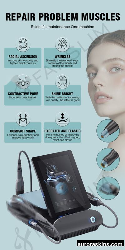 2026 Aurora Skins Top Selling Advanced 3-Function Titanium Skin Care System-Lifting, Firming, and Anti-Wrinkle Therapy
