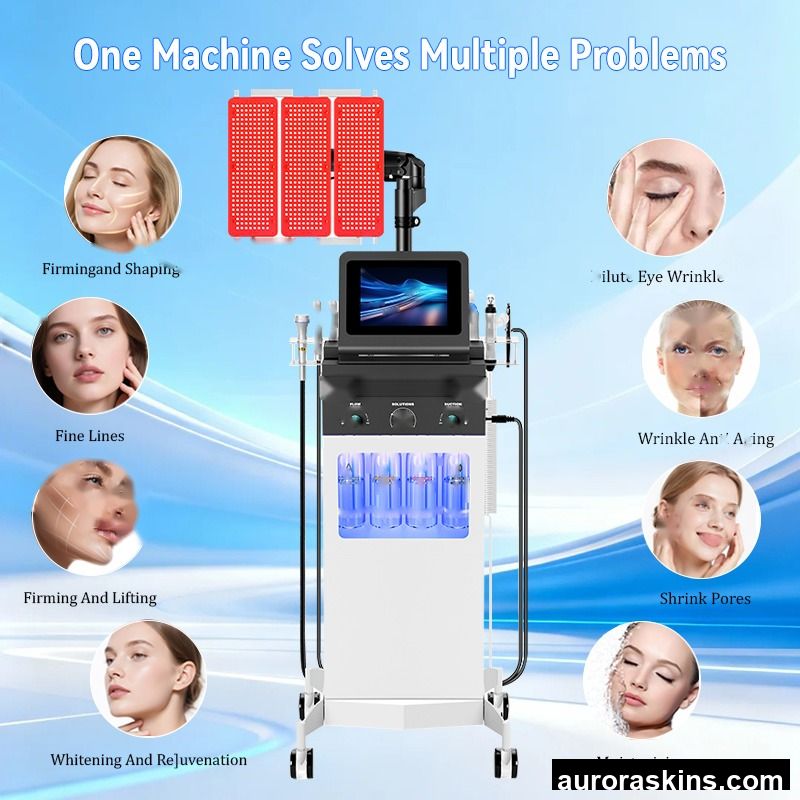 2026 New 11in 1 Facial Deep Cleaning Hydraulic Exfoliation Oxygen Machine Multifunctional Skin Care Beauty Spa Microcrystalline