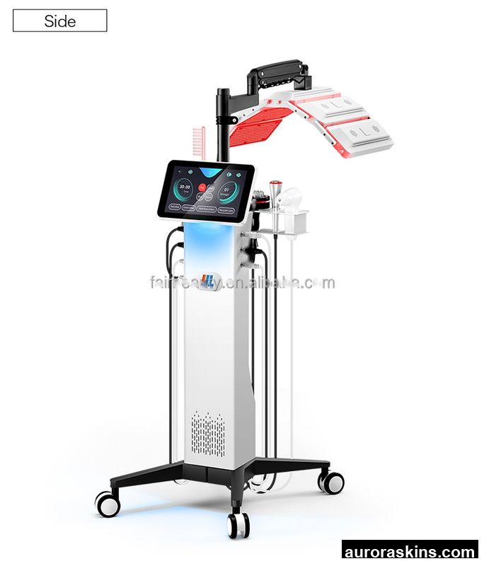 New 7in1 Scalp Waveguide+Scalp Analysis+EMSRF+Massage Handle+Sprayer+Plasma+PDT Hair Treatment Hair Spa Machine