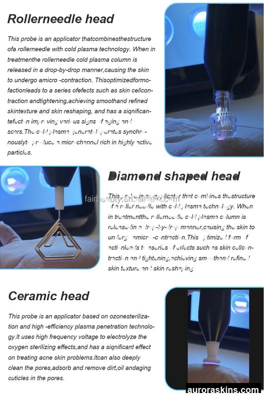 2026 Aurora Skins Professional Cold Plasma 6-Function Skin Restorer-Non-Invasive, Anti-Wrinkle (safe), with Touchscreen Control