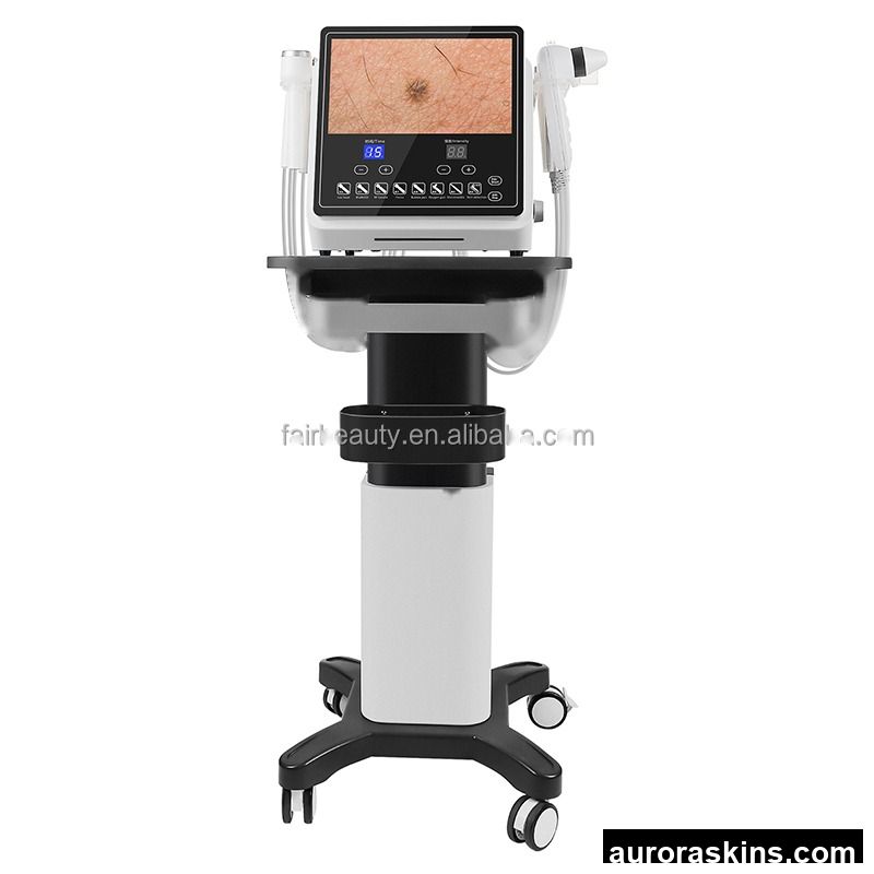 Portable 8-in-1 Aqua Facial Machine Microdermabrasion Facial Skin Care Beauty Machine with Skin Scanner