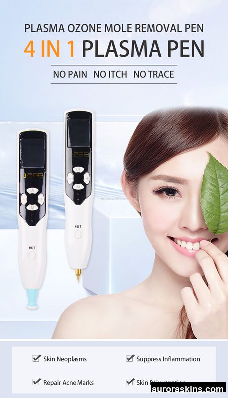 Plasma Pen Blackhead Remover Deep Cleaning Pore Shrinking Skin Tag/Wart Removal Tool for Eyes Face AU/US Compatible Hand Held
