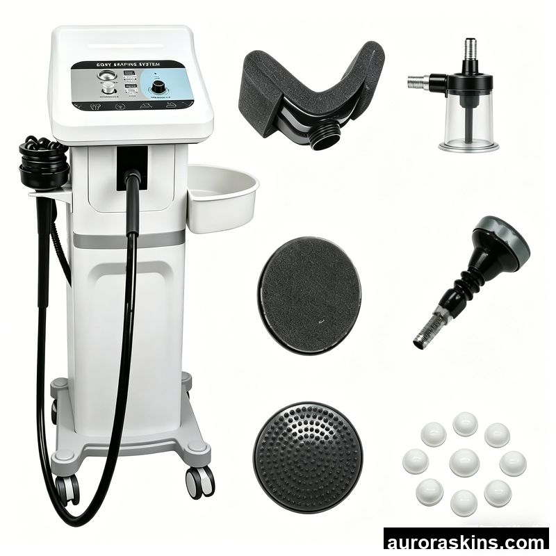 G8 Max Standing Vibration Massager Replaceable Heads Precisely Adjustable Power Used with Breast Enhancement Lymphatic Drainage