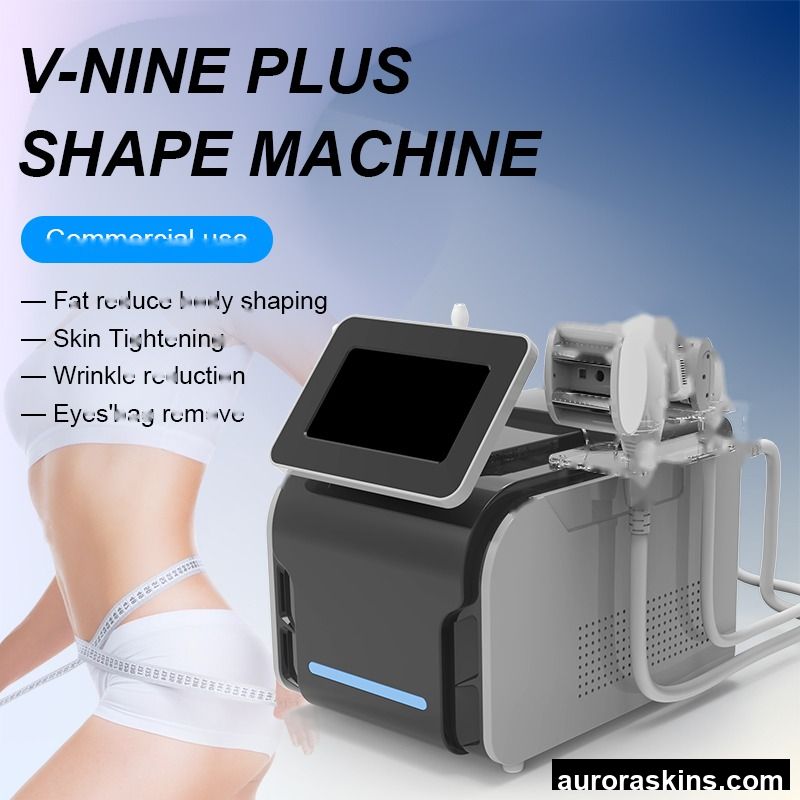 7 in 1 V9 Negative Pressure Roller Full Body Massage Weight Loss Slimming Vacuum Roller S Shape Rolling Massager Machine