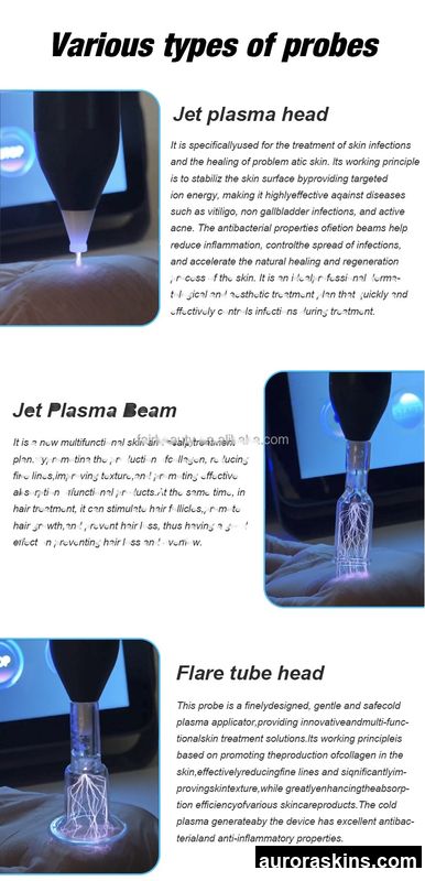 2026 Aurora Skins Professional Cold Plasma 6-Function Skin Restorer-Non-Invasive, Anti-Wrinkle (safe), with Touchscreen Control