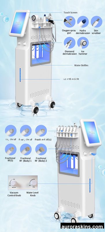 Professional Water Oxygen Bubble System with Nano Spray-For Skin Purification, Radiance, Tightening & Age-Defying Care
