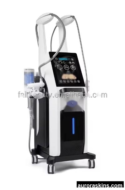 2026 Aurora Skins Five-in-One Rotating Silicone Ball Upright Roller Device for Lymphatic Drainage, Featuring 15-Inch Touch Screen