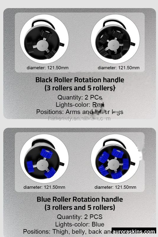 Vacuum Roller Slimming Massager for Muscle Relief, Buttock Lifting, Body Contouring Replaceable Roller Massager