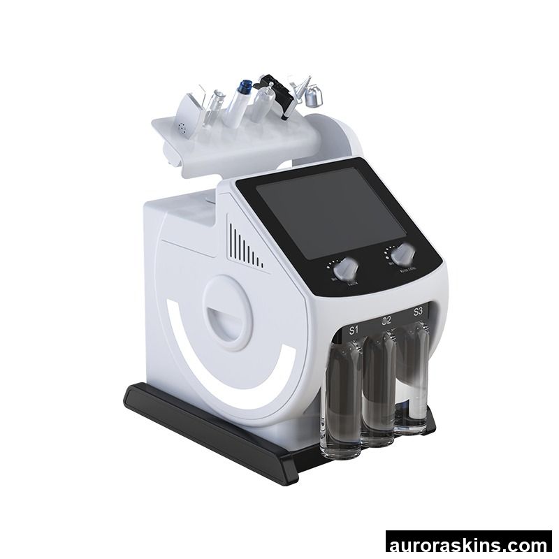 Hot Sales H2O2 6-in-1 Microdermabrasion Aqua Peel Deep Cleansing Skin Tightening Portable Oxygen Jet Machine