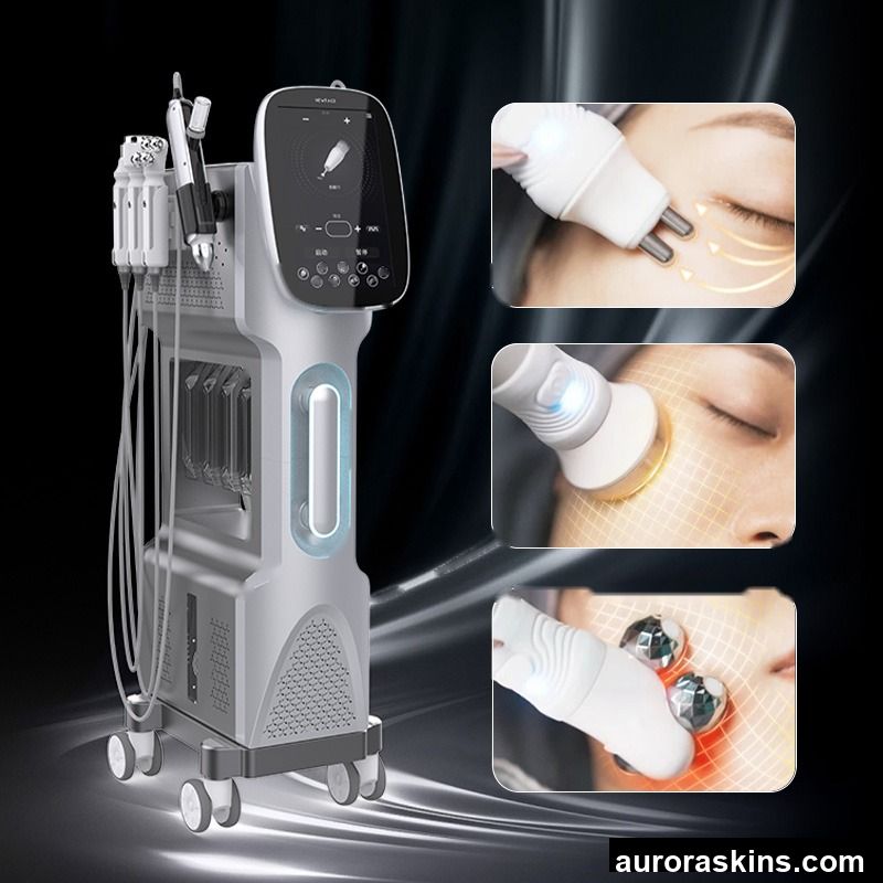 Factory Price Oxygen Facial Diamond Microdermabrasion Aqua Peel Skin Rejuvenation Vacuum Blackhead Removal Oxygen Jet Machine