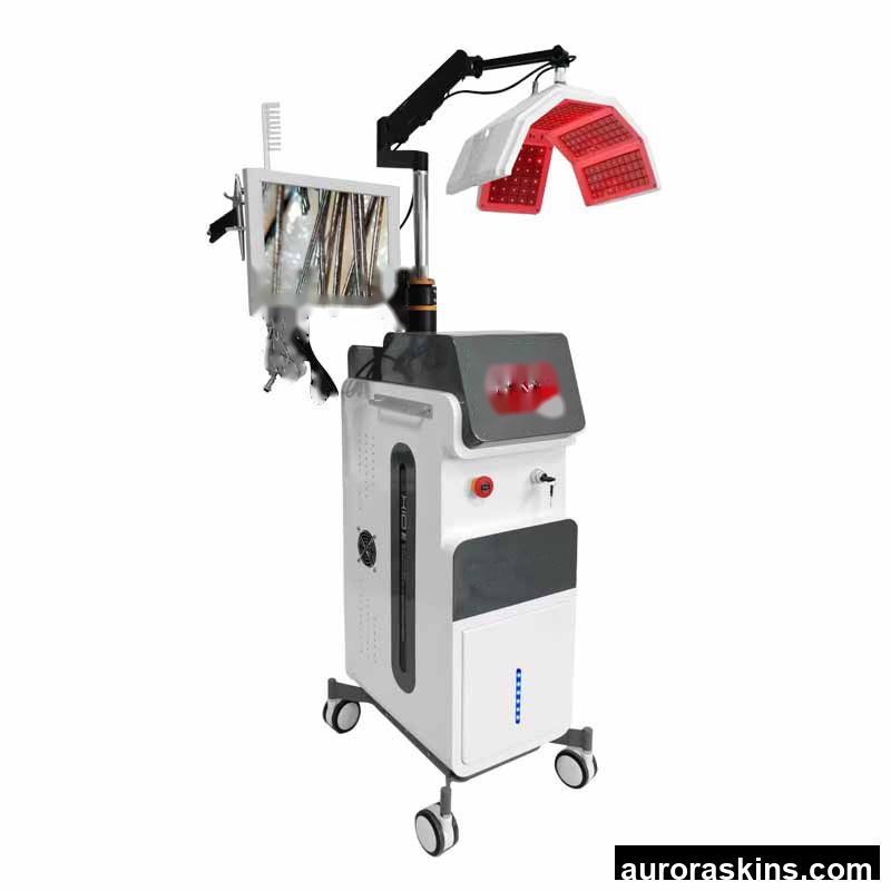 5-in-1 Integrated Head Therapy Detector 5D Photodynamic Beauty Instrument All-in-One Standing Vertical Foreign Trade Machine