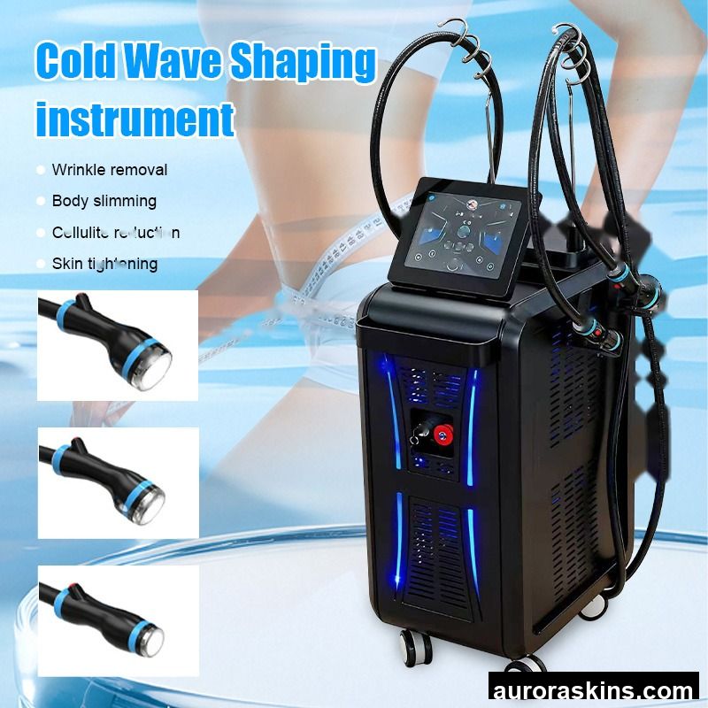Ice-Microwave Fat Dissolving Body Shaping Machine Cellulite Removal Anti-Aging Coolwave 2.45GHz Microwave Beauty Machine