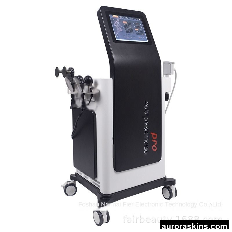 Three-in-One Commercial Portable Stainless Steel Pneumatic Shock Wave Physiotherapy Instrument Standing Cell Activation Membrane