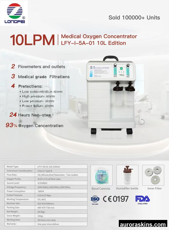 2026 NEWEST 10L Moisture Oxygen-concentrator Factory Price Air 15liter Oxygen Concentrator for Breathing Home Oxygen Generator