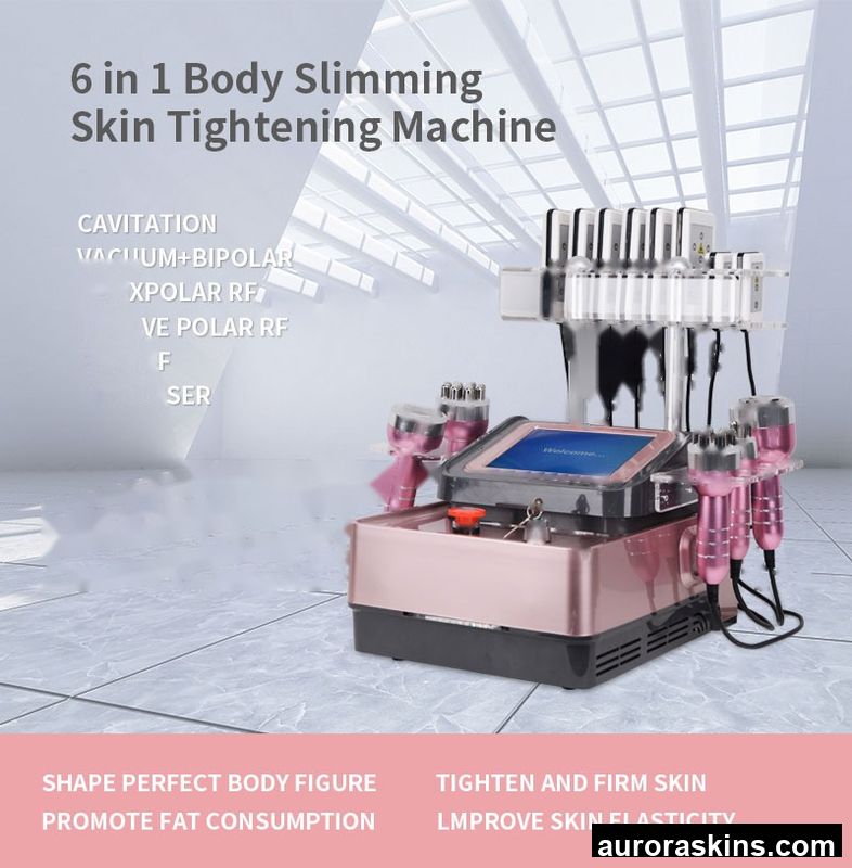 Skin Tightening Fat Reduction Machine for Home and Salon Use Body Slimming Weight Loss Equipment 6 in 1 Multifunctional Beauty