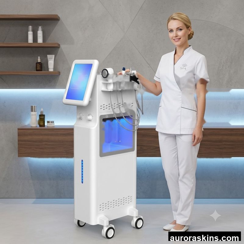 Full Face Care Equipment Spray Gun Diamond Glow Facial Machine for Esthetician Student Practical Training