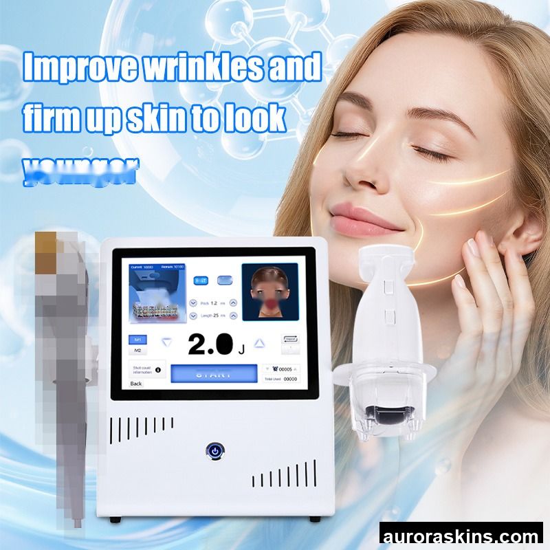 Portable Skin Tightening Instrument SMAS HIIFU Facial Lifting Wrinkle Removal Hefu SMAS Beauty Instrument Replaceable Head