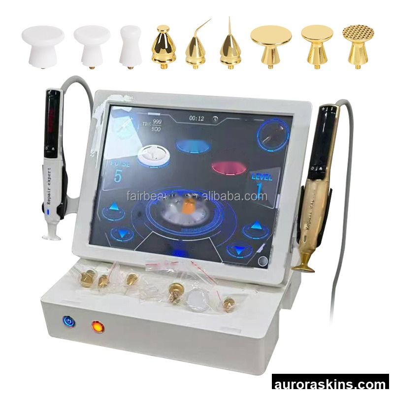 2026 Aurora Skins Dual-Function Cold Ozone Gold Plasma Device-Removes Spots & Acne, Lifts Eyelids, Smooths Wrinkles, and Treats Skin