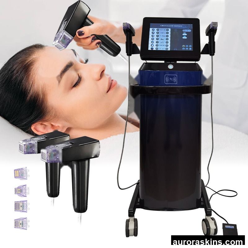 Crystallite Depth 8 Wrinkle Removal Depth 8 Cellulite Reduction Gold R1F Micro Microcrystalline Anti Aging Crystallite Machine