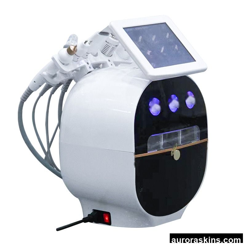 Six-Generation Small Bubble Beauty Instrument Salon-Special Wrinkle Hydrating Facial Instrument Blackhead Shovel Oxygen Jet