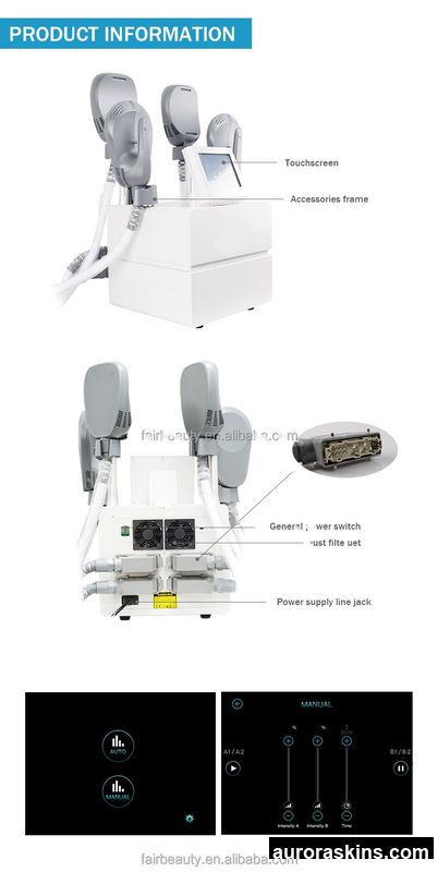 Factory Direct Sales Beauty Salon Equipment with 4 Applicators-Fat Removal, Muscle Conditioning, and Growth Activation Therapy