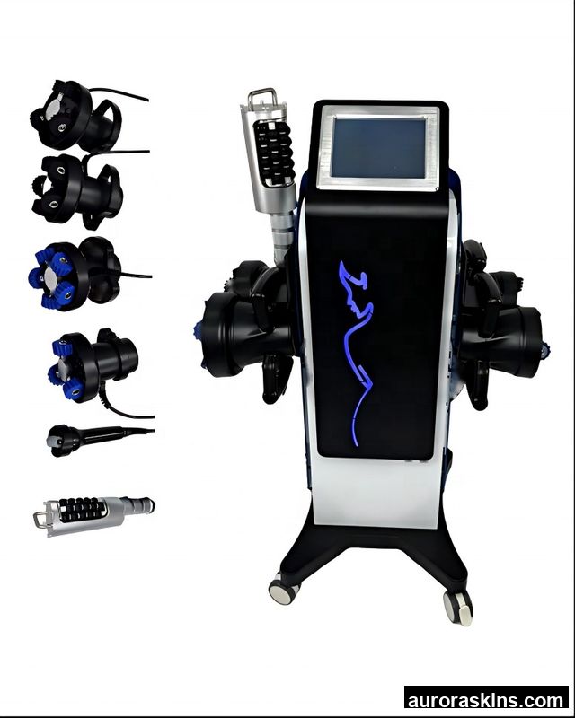 6in 1 Roller 360° Rotating Roller Massage Lymphatic Drainage Slimming Cellulite Removal Body Shaping Slim Massage Device