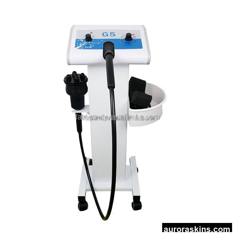 G5 Body Slimming Massager with 5 Massage Heads Vibrator for Home Use Spa Center for Cellulite Reduction