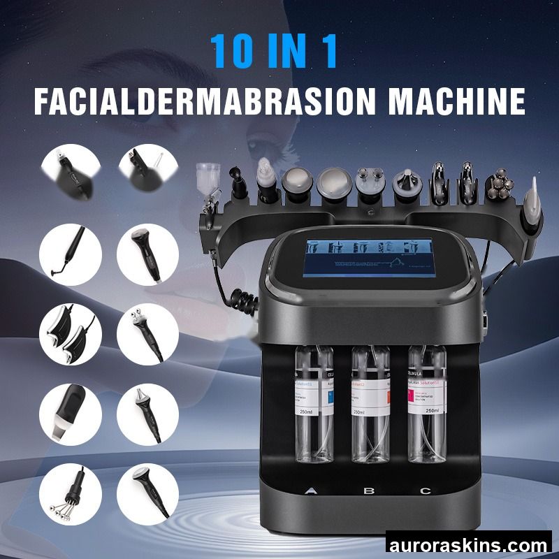 Microdermabrasion Aqua Peeling Machine Blackhead Removal Oxygen Jet Oxygen Facial Dermabrasion Deep Cleaning H2o2 Machine
