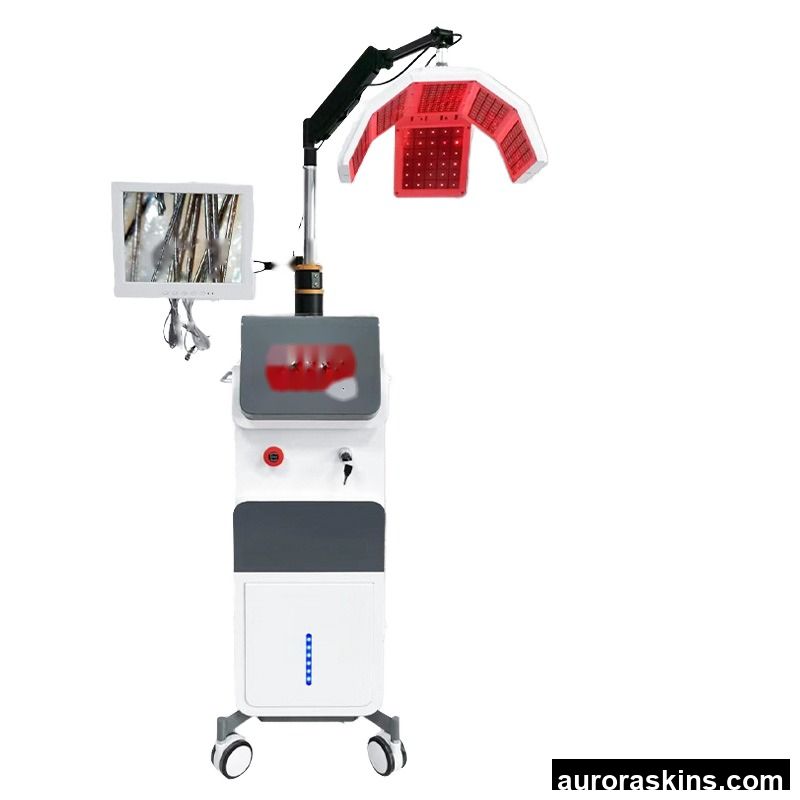 5-in-1 Integrated Head Therapy Detector 5D Photodynamic Beauty Instrument All-in-One Standing Vertical Foreign Trade Machine