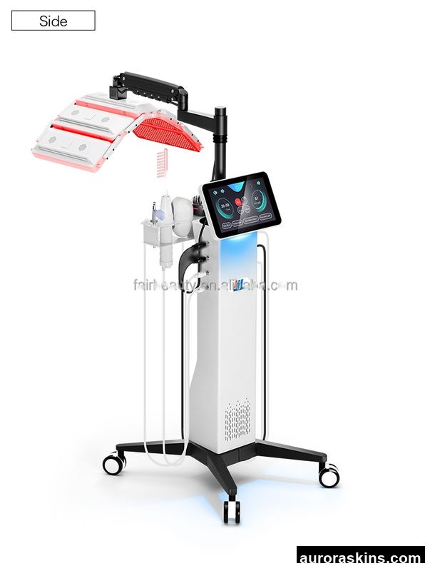 New 7in1 Scalp Waveguide+Scalp Analysis+EMSRF+Massage Handle+Sprayer+Plasma+PDT Hair Treatment Hair Spa Machine