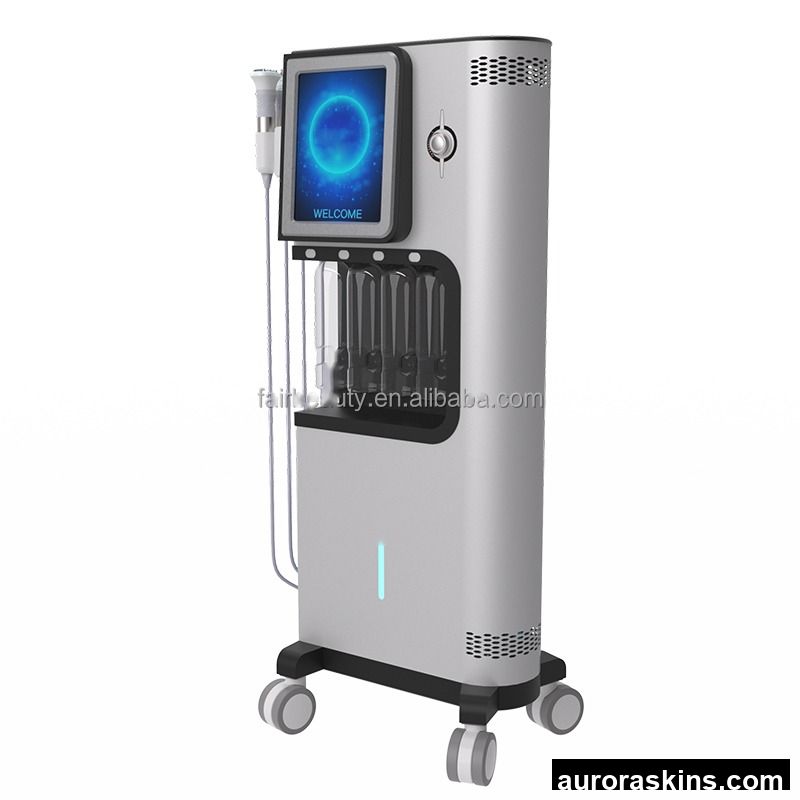Newest 8in1 Aquaskin Facial Deep Cleaning Dermabrasion Pore Cleaner Facial Machine with Skin Analysis