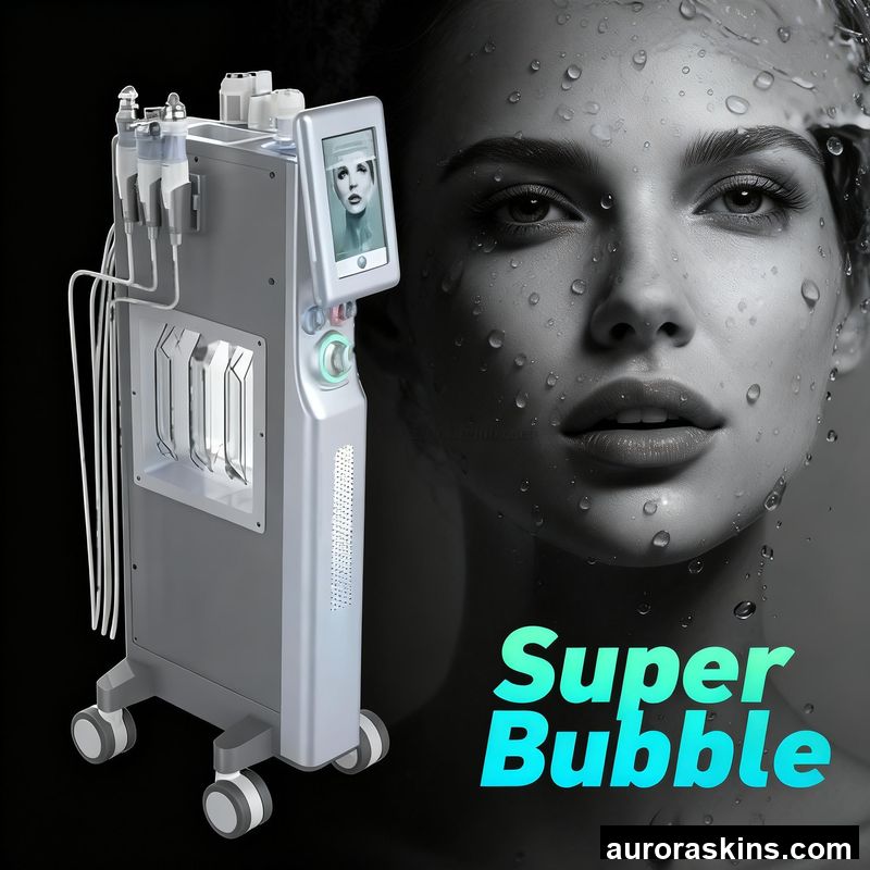 2026 6-in-1 Facial Care Hydro-oxygen Rejuvenation Skin Tightening Anti-aging Water Abrasion Skin Face Cleaning Beauty Device
