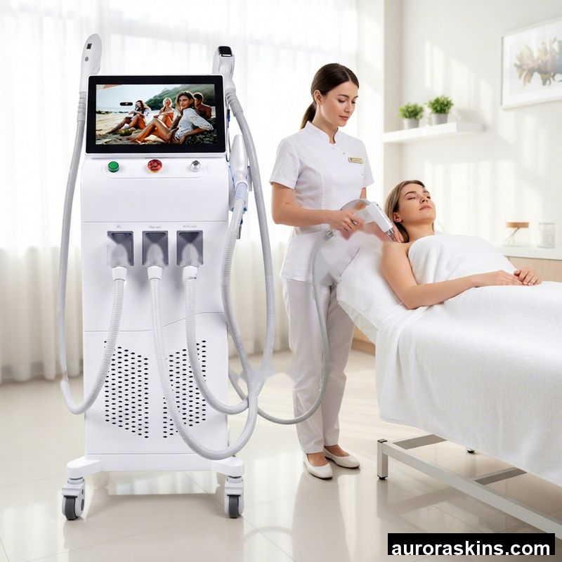 4 in 1 Diode Laser Nd Yag Tattoo Remoaval 3 Wavelengths 755nm 808nm 1064nm Skin Rejuvenation Diode Laser Hair Removal Machine
