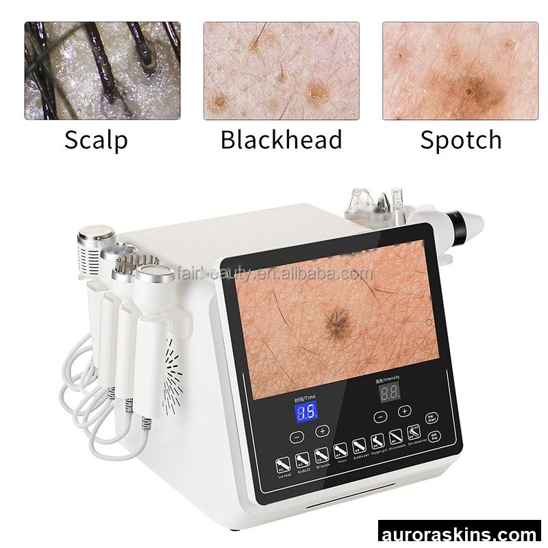 2026 Aurora Skins Professional Korean Multi-Functional Skin Care Instrument-Oxygen Dermabrasion, Face Purifying & Firming