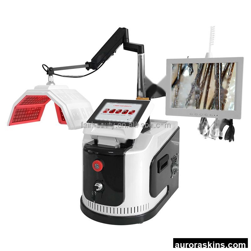 2024 Scalp Massage Hair Growth Machine with Hair Analyser for Hair Loss Treatment