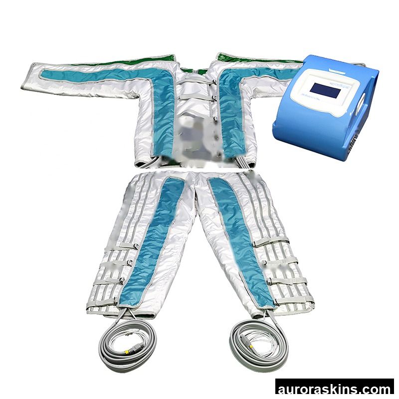 4 in 1 Full Body Infrared Pressotherapy Machine Lymphatic Drainage Air Compression Massage Suit with 24 Groups of Air Chambers
