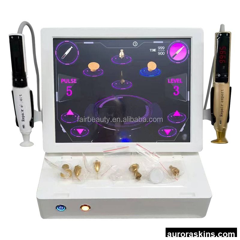 2026 Aurora Skins Dual-Function Cold Ozone Gold Plasma Device-Removes Spots & Acne, Lifts Eyelids, Smooths Wrinkles, and Treats Skin