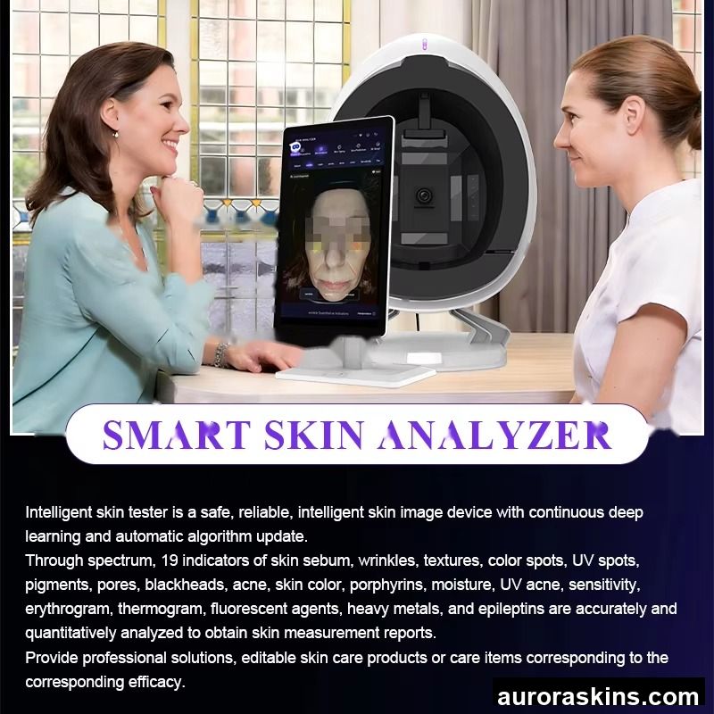 2026 AI Intelligent 3D Skin Analyzer with US-Imported 36MP Camera & 8-Spectrum Imaging for Professional Facial Assessment
