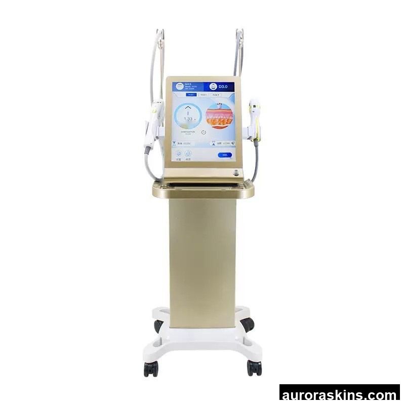 360 Collagen Ultrasonic Facial Tightening Beauty Device 7D Poly Lifting Anti-Aging V-Face Targeted Standing Desktop Use for