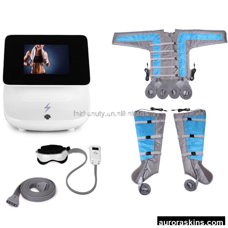 Therapeutic Air Compression Pressotherapy Unit-Promotes Weight Reduction, Lymphatic Flow, Relaxation, and Body Shaping