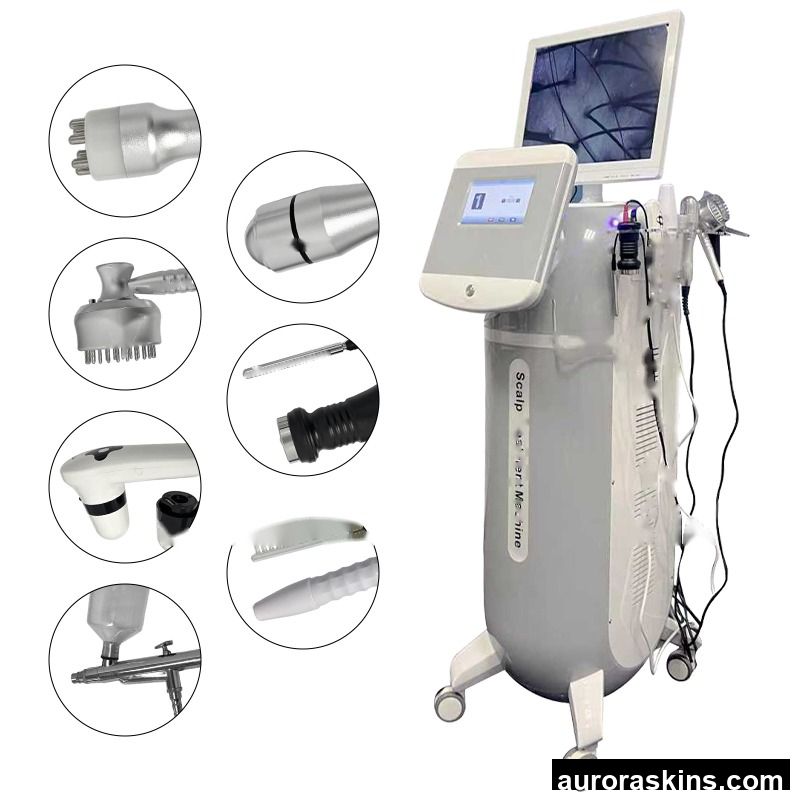 AI Smart Skin Analyzer Face Scanner Analysis Machine Hair Scalp Detector Scalp Hair Analysis Machine Scalp Analysis Camera